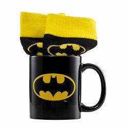 PYRAMID BATMAN (BATMAN LOGO) MUG & SOCK SET - 5050293869179