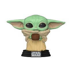 FUNKO POP STAR WARS: MANDALORIAN - THE CHILD W/ CUP - 889698499330