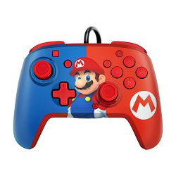 PDP NINTENDO SWITCH FACEOFF DELUXE CONTROLLER + AUDIO - MARIO - 708056068257