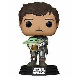 FUNKO POP: STAR WARS - MANDALORIAN - MANDO HOLDING CHILD - 889698545259