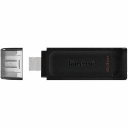 Kingston 64GB USB-C 3.2 Gen 1 DataTraveler 70, EAN: 740617305302