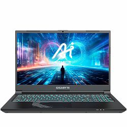 GIGABYTE Notebook G5 KF5 15.6in (1920x1080@144Hz) IPS, Intel Core i7-13620H, 16GB (2x8GB) DDR5 4800MHz, 1TB M.2 Gen4, NVIDIA GeForce RTX 4060 8GB, AX201 WiFi/BT, Backlit keyboard, no OS