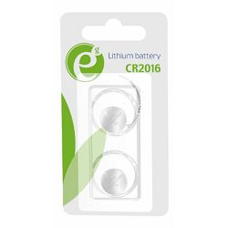 Gembird Button cell CR2016, 2-pack