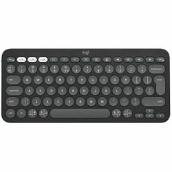 Logitech Pebble Keys 2 K380s Bluetooth Keyboard, Graphite, HR