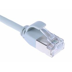 Masterlan comfort patch cable U FTP, extra slim, Cat6A, 3m, grey, LSZH