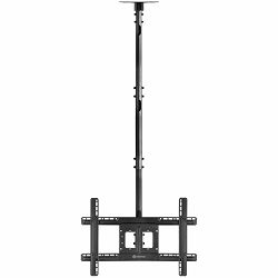 ONKRON Ceiling TV Mount Bracket Height Adjustable for 32 to 80 Inch LED LCD TVs, Black