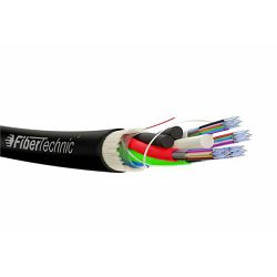 NFO Fiber optic cable Fibertechnic ADSS Z-XOTKtsdDb 12F 1Tx12F, G.657A1, 2,0kN, Span 70m, 1m