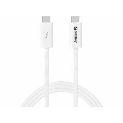 Sandberg USB4 Type C Cable, 240W, 40Gbps, 1m