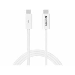 Sandberg USB4 Type C Cable, 240W, 40Gbps, 2m