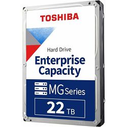 Toshiba 22 TB 3,5" HDD, 7200 RPM, Enterprise, 512MB