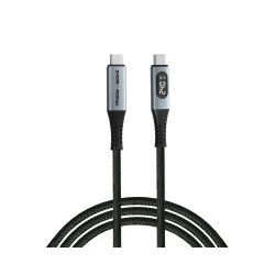 Verbatim Sync & Charge kabel USB-C na USB-C, USB4, 240W 40 Gbps zaslon 120 cm