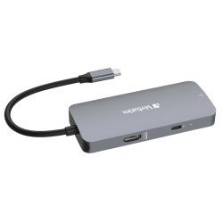 Verbatim CMH-05 USB hub Pro Multiport USB-C na 5 portova (1 x HDMI, 1 x RJ45, 2 x USB-A 3.0, 1 x USB-C PD)		