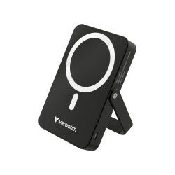 Verbatim Charge ‘n’ Go 10000mAh Powerbank with Stand Magnetic Wireless 15/20W, crni