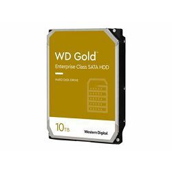 Western Digital 10 TB 3,5" HDD, Gold, 7200 RPM, 512MB