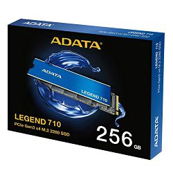 ADATA SSD Legend 710, R2100/W1000, 256GB, M.2 NVMe ALEG-710-256GCS