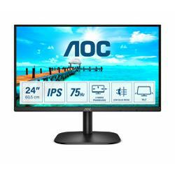 AOC LED IPS 23,8" 24B2XDAM, VGA, DVI, HDMI, zvuč. 24B2XDAM