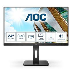 AOC IPS 23,8" 24P2QM, HDMI, DVI, DP, USB3.0, pivot 24P2QM