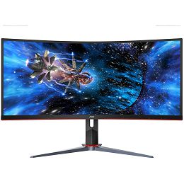 AOC LED 34",CU34G2X,HDMIx2, DP, USB3.0, 144Hz, 1ms CU34G2X