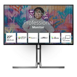 AOC U27U3CV, 27", 4K, HDMI, DP, USB-C, RJ45, Calma U27U3CV