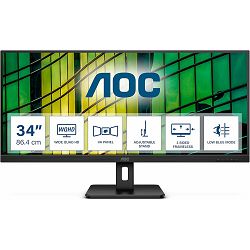 AOC U34E2M, 34", 2xHDMI, DP, 21:9, WQHD, 100Hz U34E2M