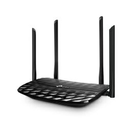 TP-Link Archer C6 AC1200 Wireless MU-MIMO Gigabit Router,867 Mbps at 5 GHz and 400 Mbps at 2.4 GHz band,1× Gigabit WAN Port,4× Gigabit LAN Ports, 1.2 GHz CPU,4×Fixed High-Performance Antennas,WPA3, Ro