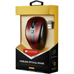 CANYON mouse MSO-W6 Wireless Red