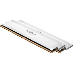 Crucial Pro Overclocking 32GB Kit (2x16GB) DDR5-6000 UDIMM CL36 White (16Gbit), EAN: 649528943019