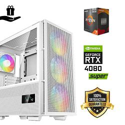 DeepCool Digital Gamer PC (AMD Ryzen 7 5800X3D, 32GB RAM, SSD+HDD, RTX 4080S, 850W, Midi ATX) Poklon 