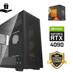 DeepCool Digital Gamer PC (AMD Ryzen 9 7900X3D, 32GB RAM, SSD+HDD, RTX 4090, 1000W, Midi ATX) Poklon 