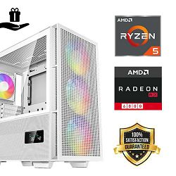 DeepCool Digital GamerPC (AMD Ryzen 5 5600X, 32GB RAM, SSD 1TB, AMD RX 6800, 650W, Midi ATX) Poklon 