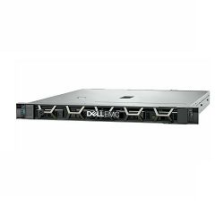 DELL EMC PowerEdge R350, 4x3.5", Intel Xeon E-2314 (2.8GHz, 8MB, 4C/4T, Turbo (65W)), 16GB UDIMM 3200MT/s, 2TB SATA HDD HP, PERC H355, Dual RPS 700W, TPM 2.0 V3, BCM 5720 DP, On-Board LOM, Sliding Rai