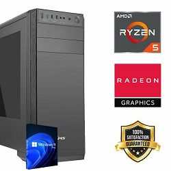 Futura Office&Home PC (AMD Ryzen 5 5600G, 16GB RAM, SSD 1TB, 550W, Midi ATX) WinOS