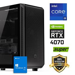 Futura Workstation PC (Intel i9 14900KF, 32GB RAM, SSD+HDD, RTX 4070Super, 750W, Midi ATX)