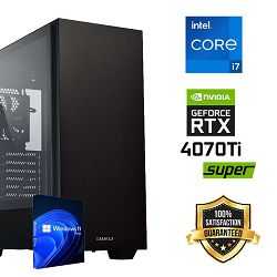 Futura Workstation PC (Intel i7 14700KF, 48GB RAM, SSD+HDD, RTX 4070T-Si, 850W, Midi ATX) Win-OS