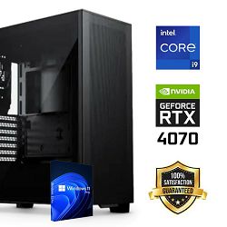 Futura Workstation PC (Intel i9 14900K, 32GB RAM, SSD+HDD, RTX 4070, 750W, Midi ATX) Win-OS