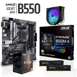 FuturaIT AMD Upgrade KiT (AMD Ryzen 5 5600X, B550M, 16GB RAM, Cooler) 