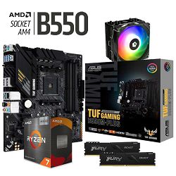 FuturaIT AMD Upgrade Kit (AMD Ryzen 7 5700X3D, B550, 16GB RAM, Cooler)