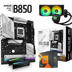 FuturaIT AMD Upgrade KiT (AMD Ryzen 7 7800X3D, B850, 32GB RAM, Cooler) 