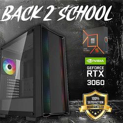 FuturaIT Back2School PC (AMD Ryzen 7600X, 16GB RAM, RTX 3060, SSD 1TB, 650W, Midi ATX)