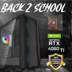 FuturaIT Back2School PC (AMD Ryzen 7600X, 16GB RAM, RTX 4060Ti, SSD 1TB, 650W, Midi ATX)