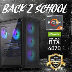 FuturaIT Back2School PC (AMD Ryzen 9 5900X, 32GB RAM, RTX 4070, SSD 1TB, 700W,  Midi ATX) 