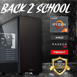 FuturaIT Back2School PC (AMD Ryzen 9 5900X, 32GB RAM, RX 7900XT, SSD 1TB, 850W, Midi ATX) 