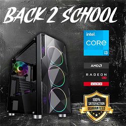 FuturaIT Back2School PC (Intel i3 12100F, 16GB RAM, RX 6600, SSD 500GB, 550W, Midi ATX)