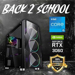 FuturaIT Back2School PC (Intel i5 14400F, 16GB RAM, RTX 3060, SSD 1TB, 650W, Midi ATX) 