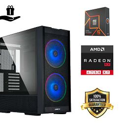 FuturaIT BB Gamer PC (AMD Ryzen 5 7500F, 16GB RAM, SSD 1TB, RX 6750XT, 600W, Midi ATX) Poklon 