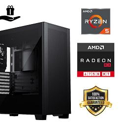 FuturaIT BB Gamer PC (AMD Ryzen 5 5600X, 32GB RAM, SSD 1TB, RX 6750XT, 650W, Midi ATX) Poklon