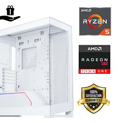 FuturaIT BB Gamer PC (AMD Ryzen 5 5600X, 32GB RAM, SSD 1TB,RX 7900Gre, 750W, Midi ATX) Poklon 