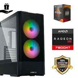 FuturaIT BB Gamer PC (AMD Ryzen 7 5700X3D, 32GB RAM, SSD 2TB, RX 7900XT, 850W, Midi ATX) Poklon 