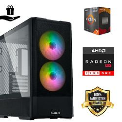 FuturaIT BB Gamer PC (AMD Ryzen 7 5700X3D, 32GB RAM, SSD 2TB, RX 7900Gre, 750W, Midi ATX) Poklon 