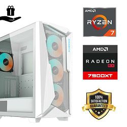 FuturaIT BB Gamer PC (AMD Ryzen 7 5800X, 32GB RAM, SSD 1TB, RX 7900XT, 850W, Midi ATX) Poklon 